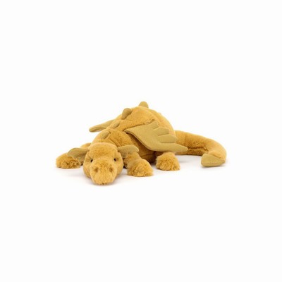 Jellycat Golden Dragon New Zealand | QWGAH9341